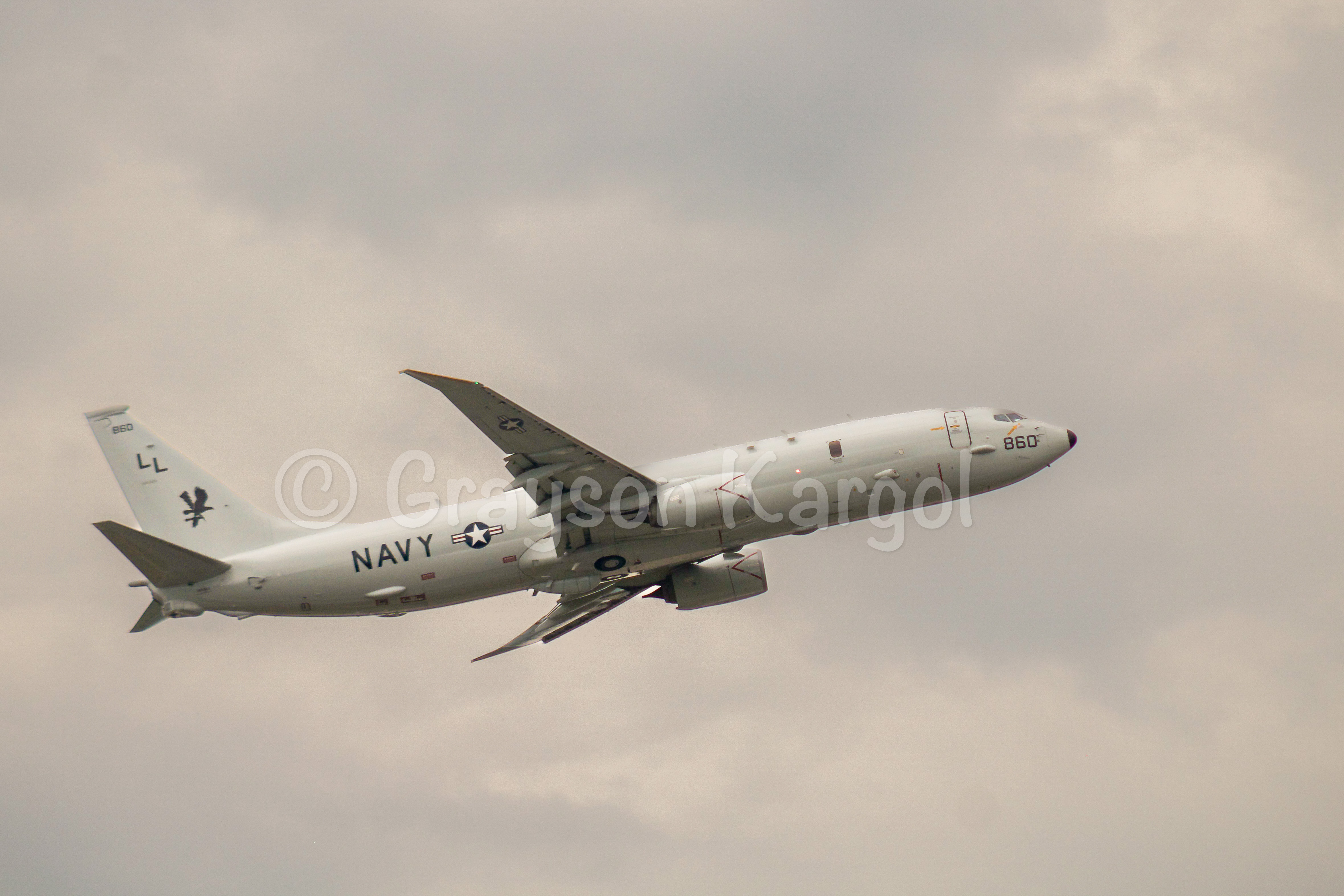 U.S. Navy P-8A Poseidon @ Donaldson Field Airport (KGYH) 